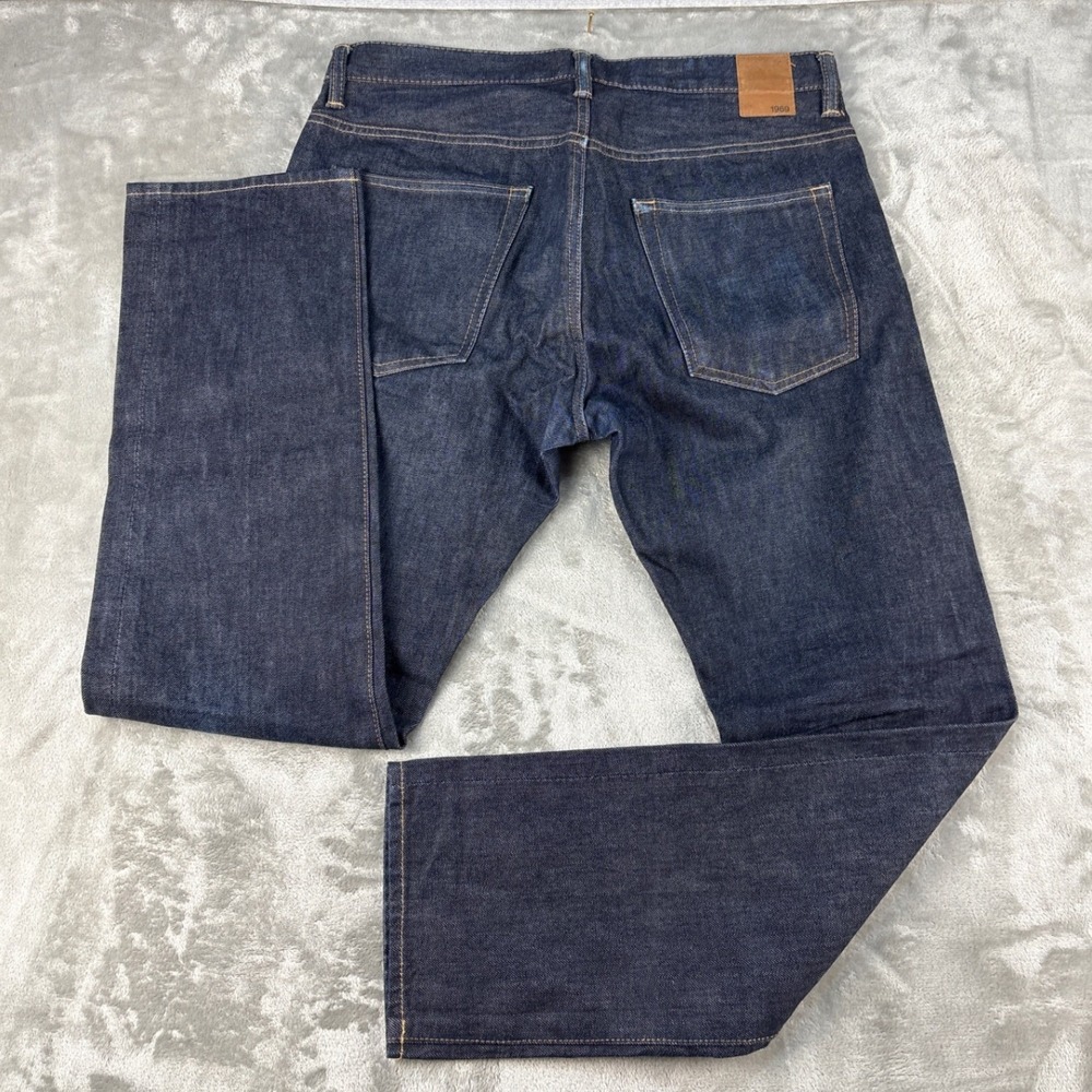 Gap Jeans Mens 33x32 1969 Original Dark Wash Ringspun Denim - Picture 8 of 9